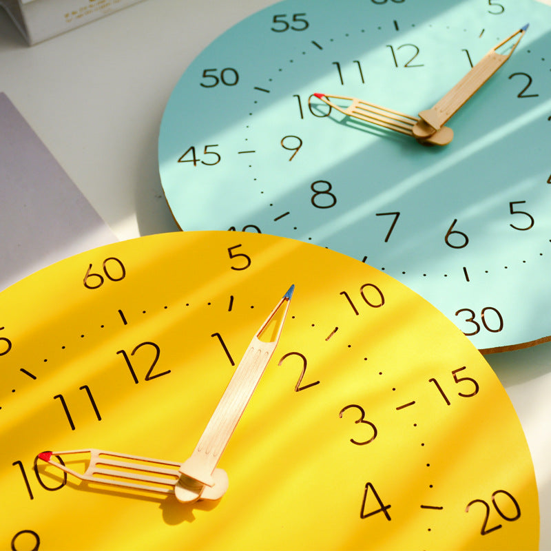 Vivolux | Lernzeit Kinderzimmer Stille Wanduhr