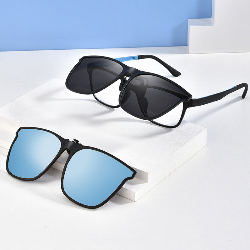 Vivolux | Neue polarisierte Clip-on-Klappsonnenbrille