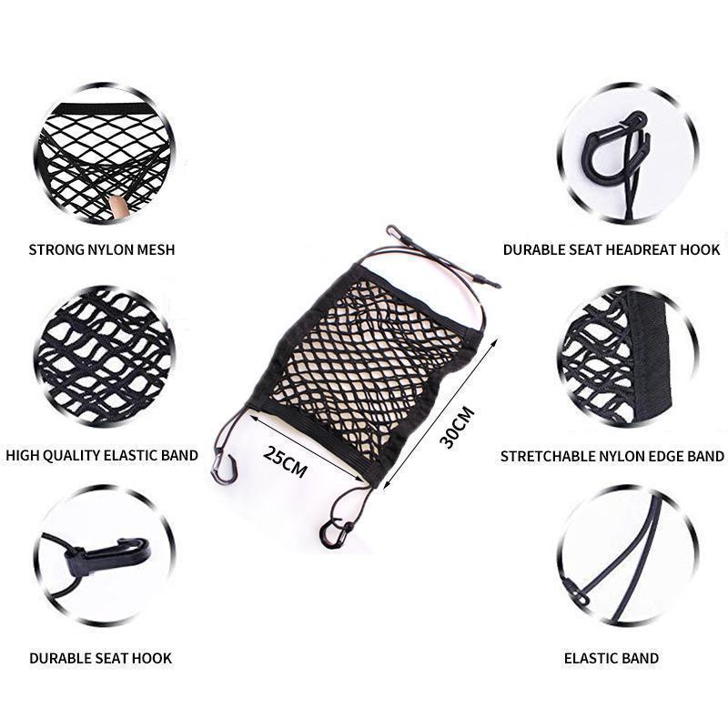 Vivolux | Aufbewahrungsnetzbeutel für Autositz