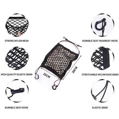 Vivolux | Aufbewahrungsnetzbeutel für Autositz