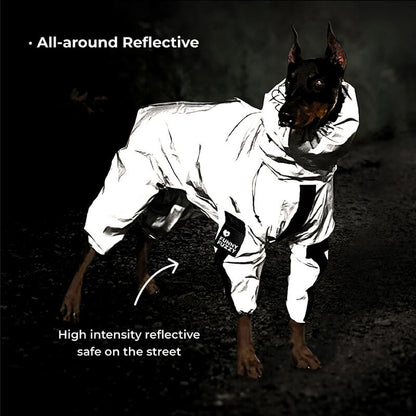 Vivolux | Reflektierender Allwetter wasserdichter cooler Hundezubehör Regenmantel