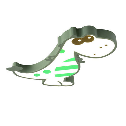 Vivolux | DinoBright LED Deckenleuchte | Kreatives Dinosaurier-Design | Kinderzimmerlampe | Warm- & Weißlicht | Dimmbar