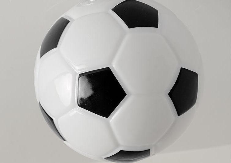 Vivolux | SportLume Kreative Deckenleuchte | Basketball & Fußball Design | Halbmontage | Glaslampe