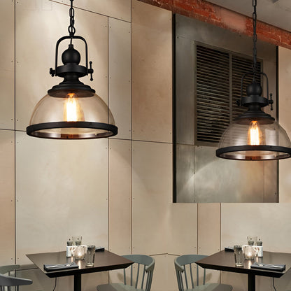 Vivolux | Antike Glas Eisen Retro Industrie Kronleuchter Hängende Deckenleuchten