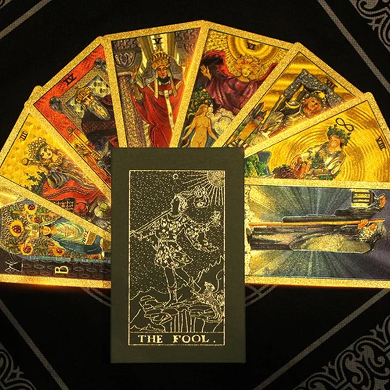 Entdecken Sie die mystische Welt des Tarot Gold Foil Tarot