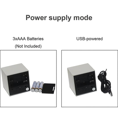 Vivolux | Moderner Cube LED Wecker