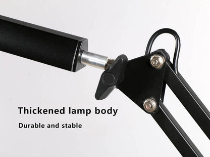Vivolux | LED Klappbarer Langer Arm Clip Augen Schutz USB Lese Tischlampe