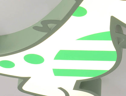 Vivolux | DinoBright LED Deckenleuchte | Kreatives Dinosaurier-Design | Kinderzimmerlampe | Warm- & Weißlicht | Dimmbar