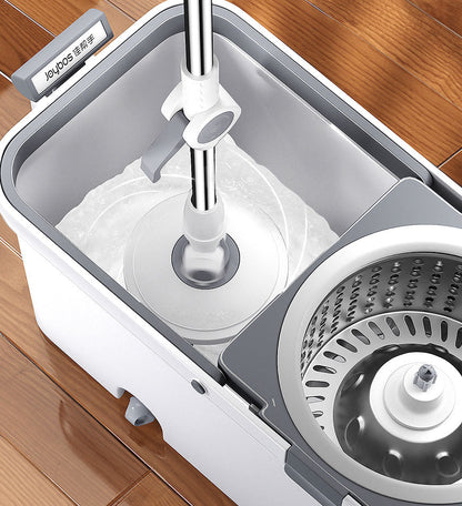 Vivolux | 360° Drehbarer Wischmopp- und Eimer-Set mit Auswringsystem F63