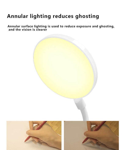 Vivolux | Einfache LED Clip-Schreibtischlampe wiederaufladbar Augenschutz Nachtlicht