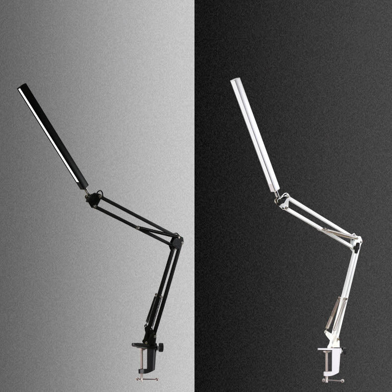 Vivolux | LED Klappbarer Langer Arm Clip Augen Schutz USB Lese Tischlampe