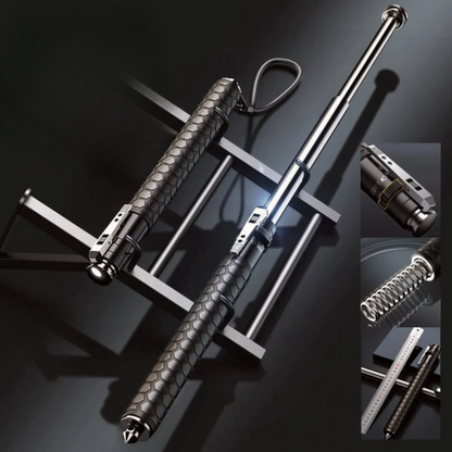 Vivolux | Automatischer Wandern Gehstock Sicherheits Trekkingstock mit LED-Licht