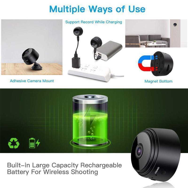 Vivolux | 1080p Magnetische WiFi Mini Kamera-RV Wohnmobile Rückfahrkamera