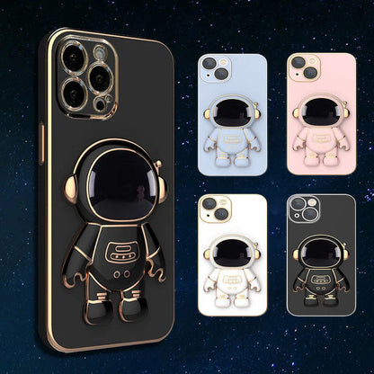 Vivolux | 6D Plating Astronaut Versteckte Ständerhülle für iPhone