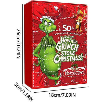 Vivolux | Grüner Monster Weihnachts-Adventskalender - Weihnachtsgeschenk