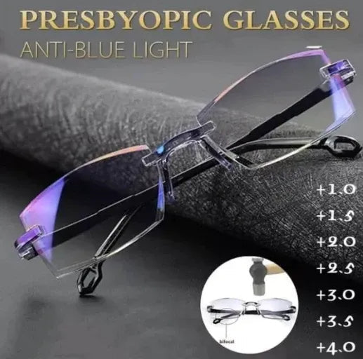 Vivolux | Progressive Lesebrille mit hoher Härte und Anti-Blaulichtfilter für die Ferne und die Nähe