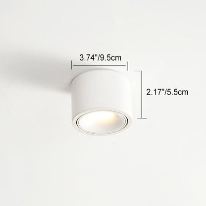 Vivolux | Origo Minimalistische LED Deckenleuchte - Verstellbarer Rund Einbaulampe