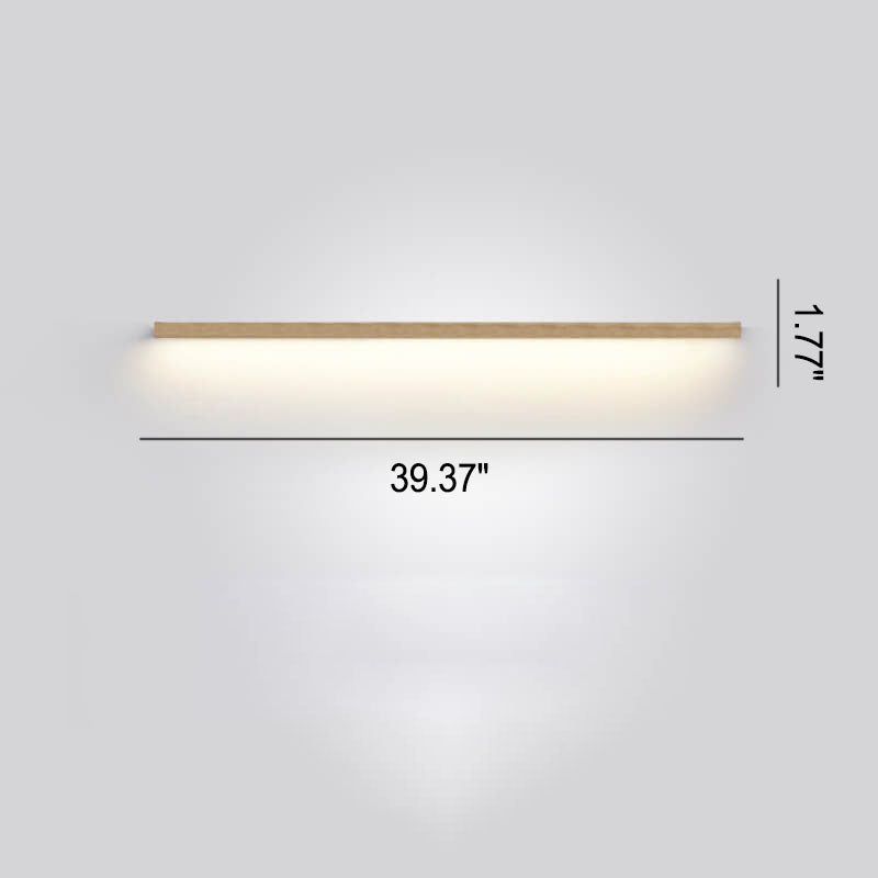 Vivolux | ZenBeam Japanische LED Wandleuchte | Massivholz Design | Moderne Akzentbeleuchtung