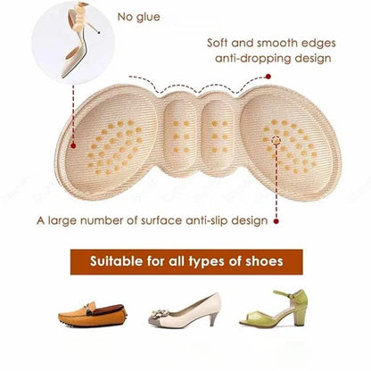 Vivolux Rutschfestes Fersenpolster- selbstklebende Schuheinlagen