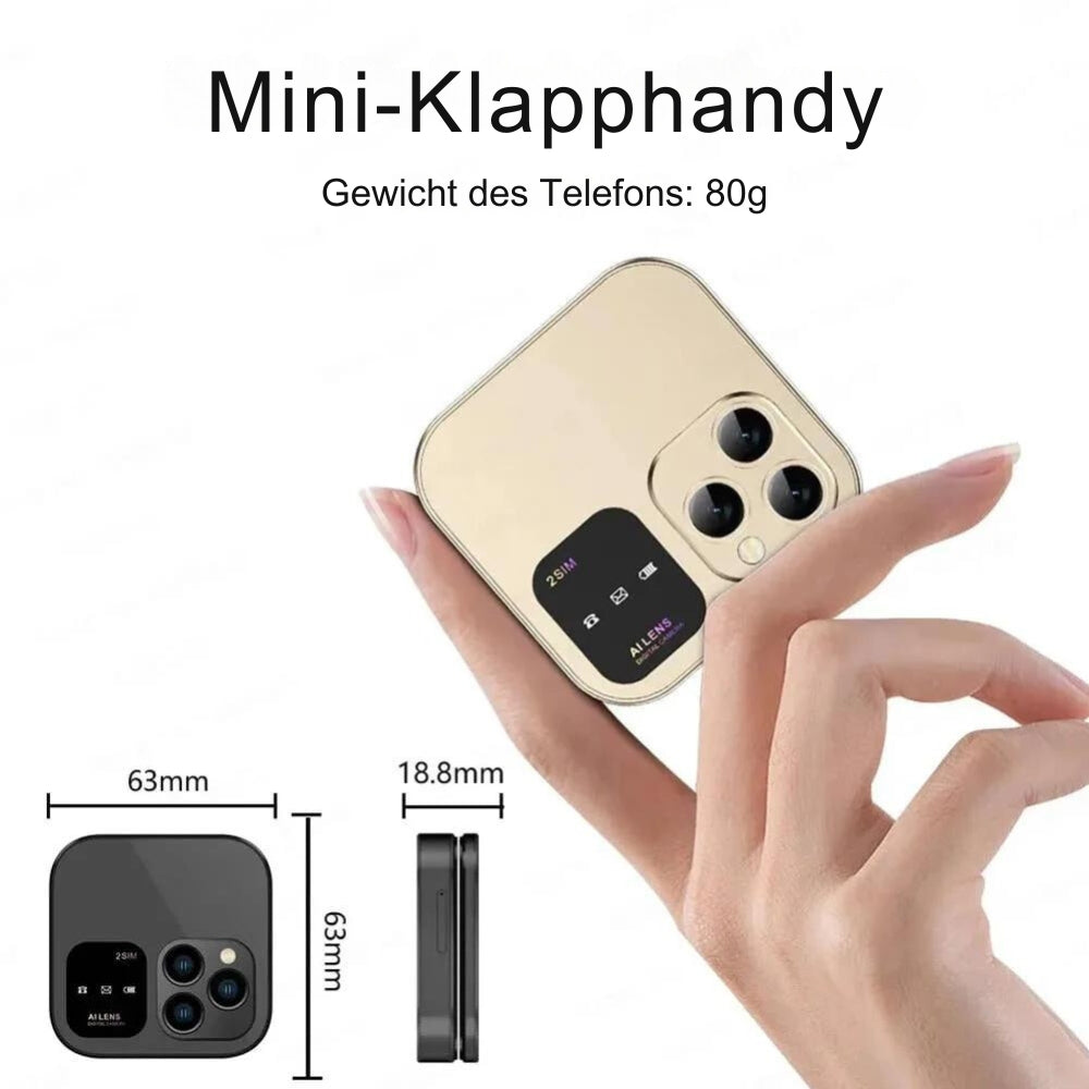 NanoFlip - 2025 Neues Mini-Flip-Handy