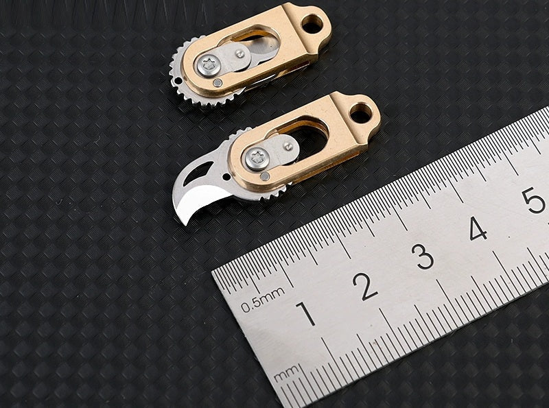 Vivolux | Mini Messing Klappenzang - Taschenformat Express Öffner