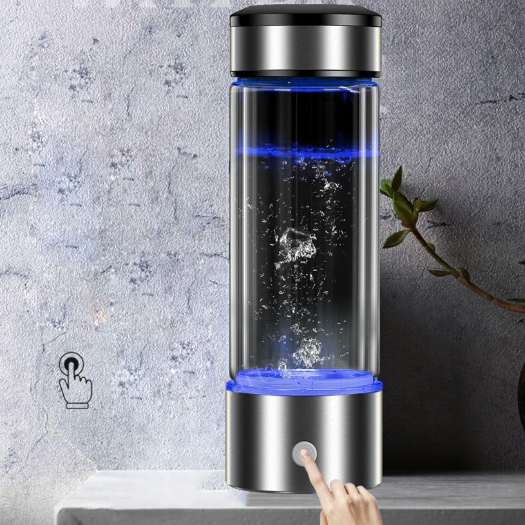 Vivolux | Wiederaufladbare alkalische Wasserflasche - Mit Wasser angereichertes Wasserstoff