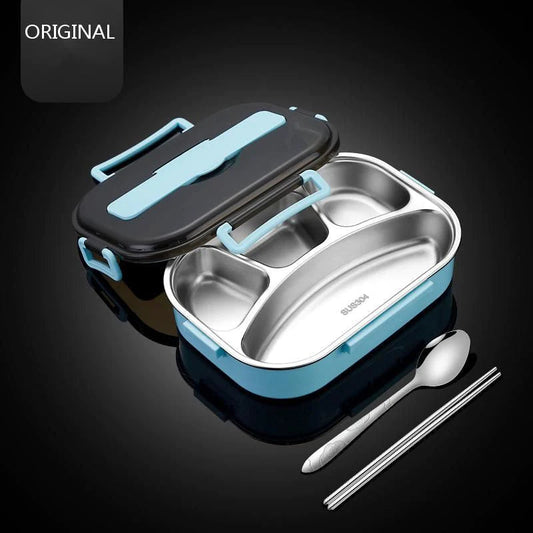 Lunchbox mit 4 Fächern, auslaufsicher