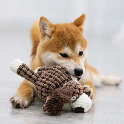 Quietschendes Plüschtier für Hunde