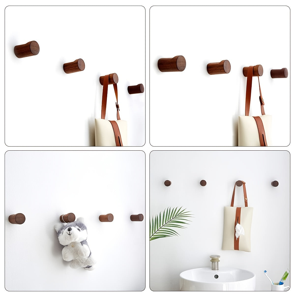 Vivolux | Walnuss Holz Wandhaken