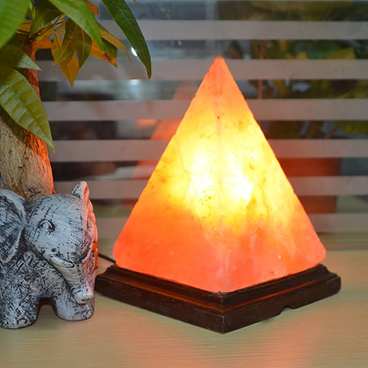 Vivolux | Salzlampe - Handgefertigte Himalaya-Salzlampe mit 8-Farben wechselndem LED, USB-betrieben