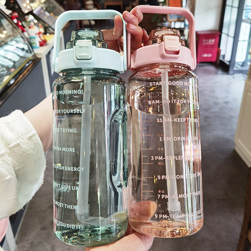 Vivolux | Großer Plastikbecher Tragbare Wasserflasche