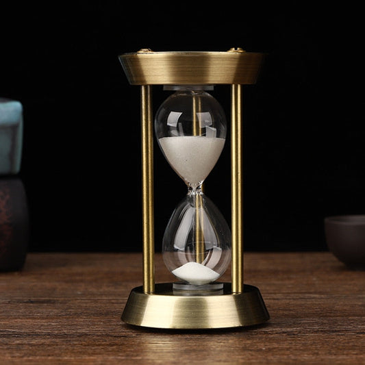 Vivolux | 3/5/10 Minuten Retro Metall Handwerk Sanduhr Pendel Home Office Desktop Arrangement Ornament Sand Timer Sandglas Dekoration