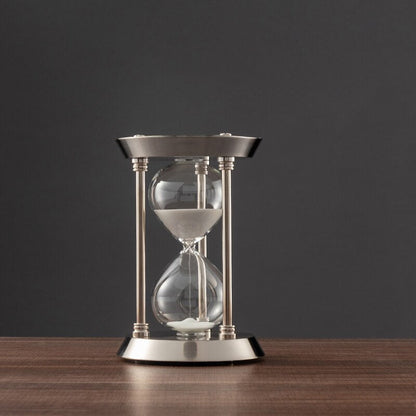 Vivolux | 3/5/10 Minuten Retro Metall Handwerk Sanduhr Pendel Home Office Desktop Arrangement Ornament Sand Timer Sandglas Dekoration