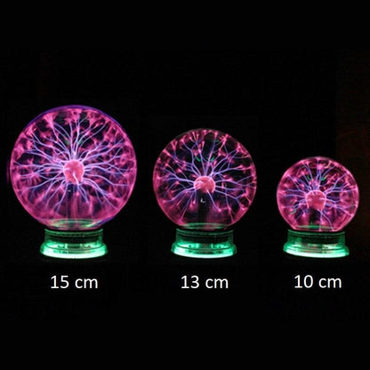 Vivolux | PlasmaNova Plasmakugel Nachtlicht | Interaktive Beleuchtung | Dekorative Tischlampe | Perfekt für Zuhause und Büro