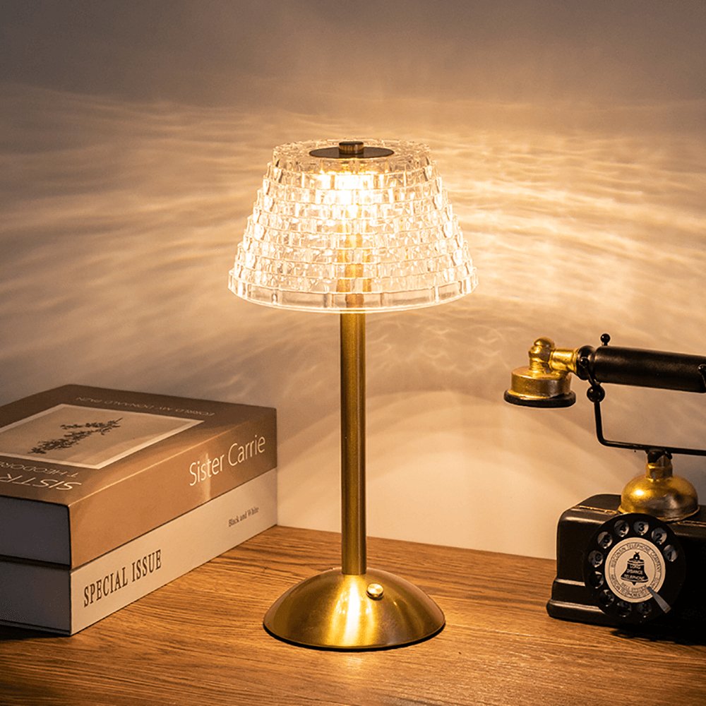 Vivolux | AuraGlow Tischlampe - Wiederaufladbare LED-Lampe mit Dimmfunktion