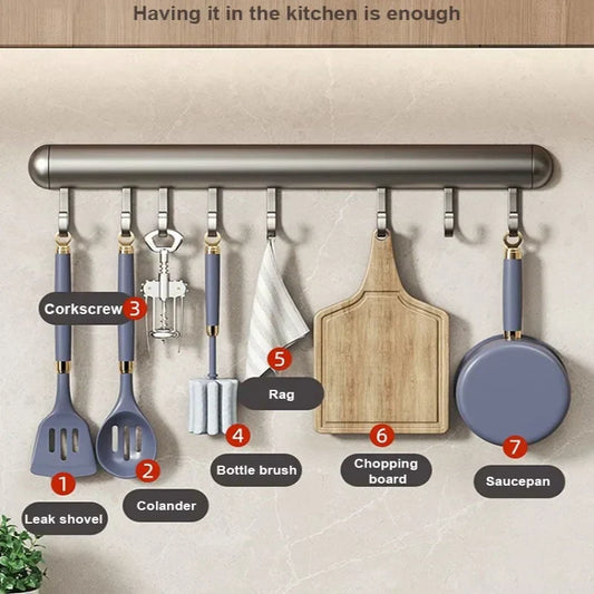 Vivolux | Küchenhakenleiste - AluHook Edelstahl