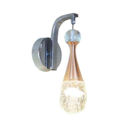 Vivolux | Chrome LED Wandleuchte Beleuchtung Traditionalismus Blasen Kristall Tropfen Wandleuchte in Warm/Weiß Licht