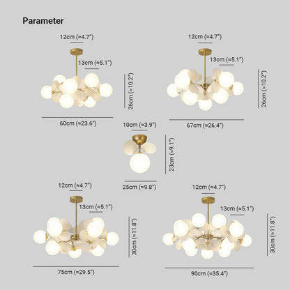 Vivolux | Blumenzweig Kronleuchter Wohnzimmer