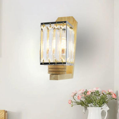Vivolux | Vierkant/Globe Duidelijk Kristal Wandlamp Minimalistisch 1 Hoofdzakelijk Woonkamer Wandverlichtingsarmatuur