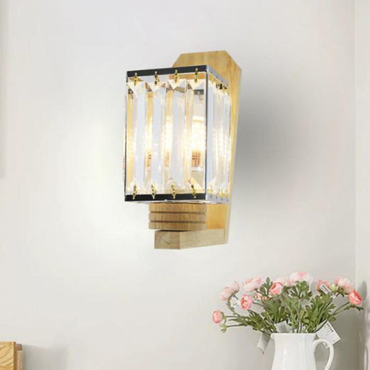 Vivolux | Vierkant/Globe Duidelijk Kristal Wandlamp Minimalistisch 1 Hoofdzakelijk Woonkamer Wandverlichtingsarmatuur