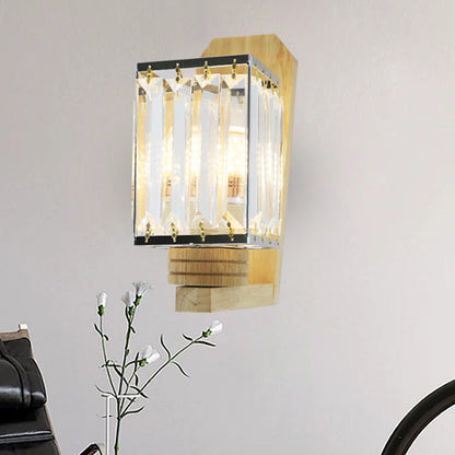 Vivolux | Vierkant/Globe Duidelijk Kristal Wandlamp Minimalistisch 1 Hoofdzakelijk Woonkamer Wandverlichtingsarmatuur