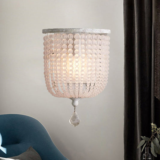 Vivolux | Wit/grijs 1 licht wandlamp minimalisme kristal halfmand wandlamp armatuur