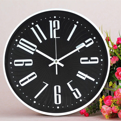Vivolux | Große Buchstaben Klassenzimmer Stille Uhr 30 cm Batteriebetrieben