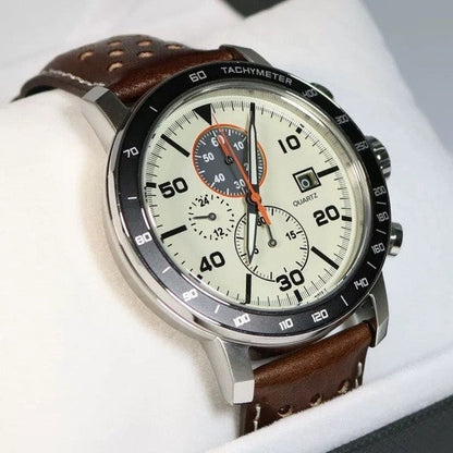 Vivolux | Multifunktionale 6-Zeiger-Quarzuhr für Herren