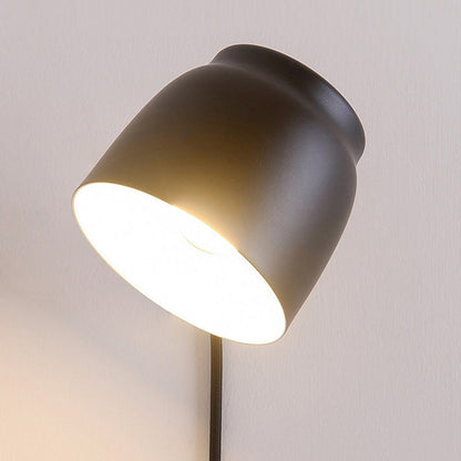 Vivolux | Asiatische Dome Wandleuchte Holz 1 Kopfbett Wandbeleuchtungseinheit in Schwarz