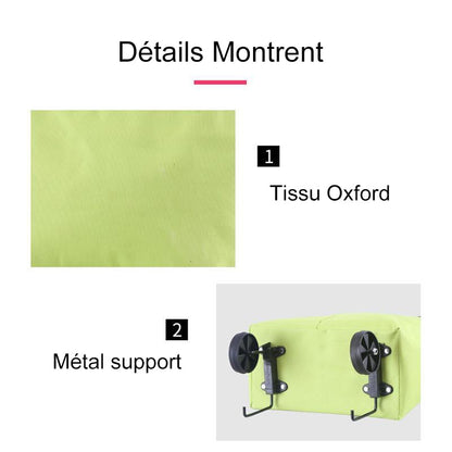 Vivolux | Faltbare Einkaufstasche mit Rädern