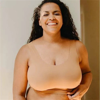 Vivolux | Damen Ultra-Dünnes Plus Size Eis Seide Komfort-BH