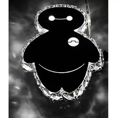 Vivolux | Cartoon schwarze Wandlampe Filmfigur Acryl Wandlicht für Kindergarten Kinderzimmer