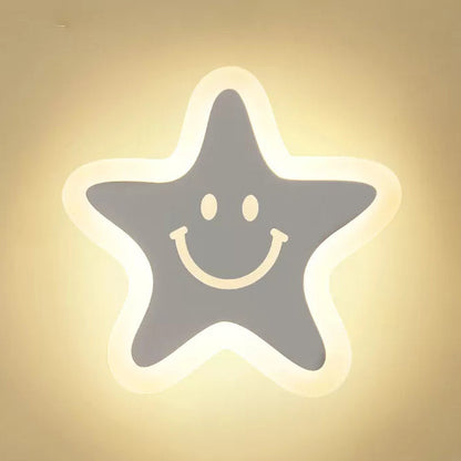 Vivolux | Flache Flur Treppen Wand Sconce Acryl Schön Modern LED Wandbeleuchtung in Weiß