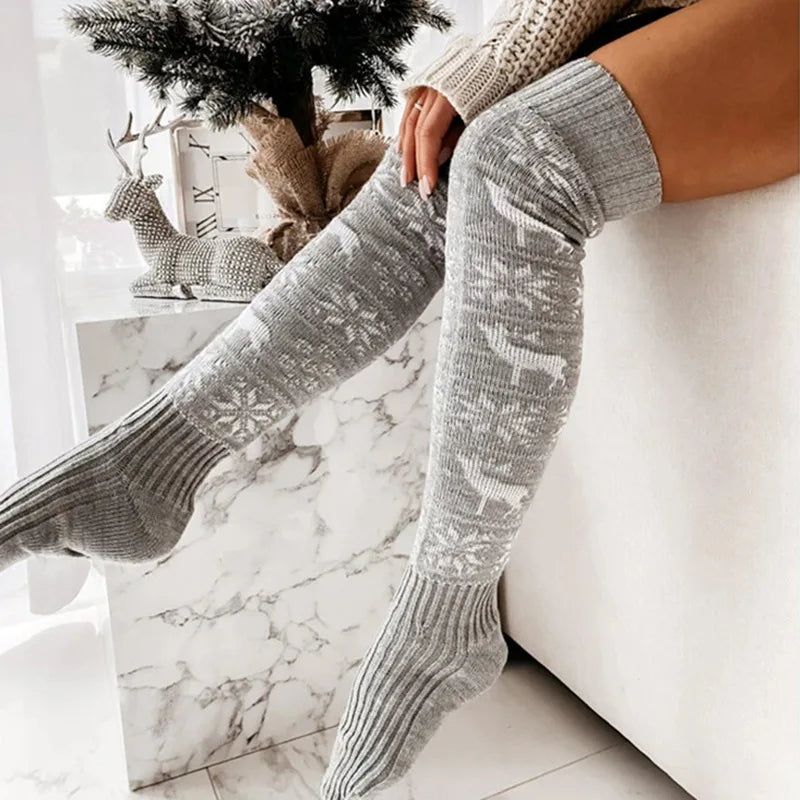 Weihnachtsmuster Socken | Warm & Stilvoll | Perfekt für Wintertage
